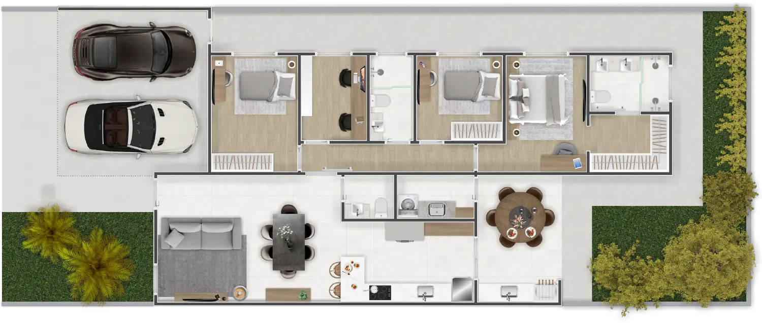 Planta Modelo Ébano