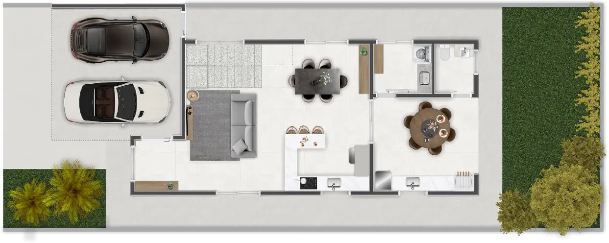 Planta Modelo titan Inferior